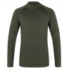 Husky Merow Zip M green zelena panske triko dlouhy rukav 100 procent Merino vlna 2