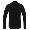 Husky Merow Zip M black cerna panske triko dlouhy rukav 100 procent Merino vlna 1