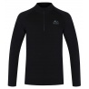 Husky Merow Zip M black cerna panske triko dlouhy rukav 100 procent Merino vlna 2