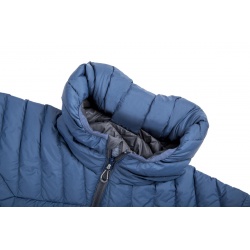 Ocun Tsunami ECO Jacket M blue opal iron panska lehka perova bunda s kapuci DWR 5