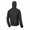 Ocun Tsunami ECO Jacket M black beauty iron panska lehka perova bunda s kapuci DWR 1