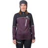 Hannah Meda prune purple mel damska funkcni outdoorova celorozepinaci mikina Polarstretch2