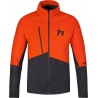 Hannah Niro spicy orange panska funkcni outdoorova celorozepinaci mikina