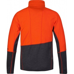Hannah Niro spicy orange panska funkcni outdoorova celorozepinaci mikina 1