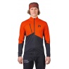Hannah Niro spicy orange panska funkcni outdoorova celorozepinaci mikina 2