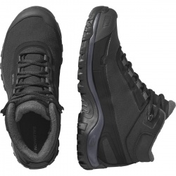 Salomon Shelter WP W black nine iron 478550 damske zimni nepromokave boty 5