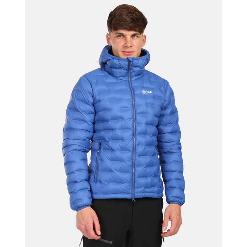 Kilpi Alba-M tmave modra ZM0117KIDBL lehka prosivana panska zimni bunda DWR