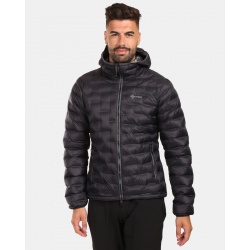 Kilpi Alba-M cerna ZM0117KIBLK lehka prosivana panska zimni bunda s kapuci DWR