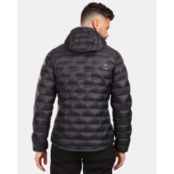 Kilpi Alba-M cerna ZM0117KIBLK lehka prosivana panska zimni bunda s kapuci DWR 1