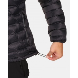 Kilpi Alba-M cerna ZM0117KIBLK lehka prosivana panska zimni bunda s kapuci DWR 2