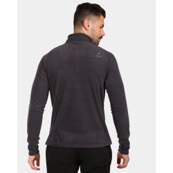 Kilpi Almeri-M cerna ZM0209KIBLK panska fleecova sportovni mikina kratky zip Opti-heat 1