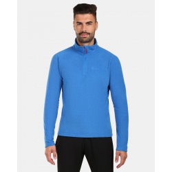 Kilpi Almeri-M modra ZM0209KIBLU panska fleecova sportovni mikina kratky zip Opti-heat