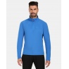 Kilpi Almeri-M modra ZM0209KIBLU panska fleecova sportovni mikina kratky zip Opti-heat