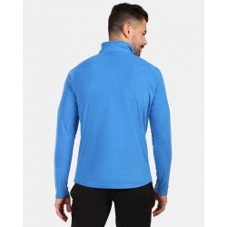 Kilpi Almeri-M modra ZM0209KIBLU panska fleecova sportovni mikina kratky zip Opti-heat 1
