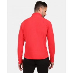 Kilpi Almeri-M cervena ZM0209KIBLU panska fleecova sportovni mikina kratky zip Opti-heat1
