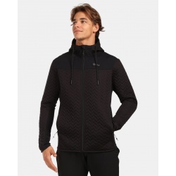 Kilpi Nevia-M cerna ZM0215KIBLK panska sportovni funkcni tepla mikina s kapuci