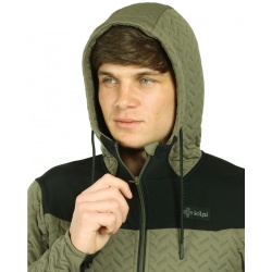 Kilpi Nevia-M zelena ZM0215KIGRN panska sportovni funkcni tepla mikina s kapuci 2