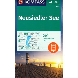 Kompass 215 Neusiedler See/Neziderské jezero 1:50 000 turistická mapa