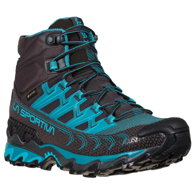 La Sportiva Ultra Raptor II Mid GTX Wide W carbon topaz damske nepromokave trekove boty