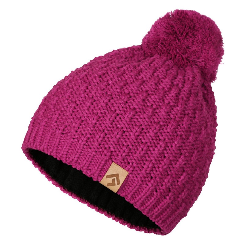 Direct Alpine Mona Lady orchid damska zimni pletena cepice se zateplenim fleecem