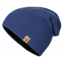 Direct Alpine Smurf 1.0 navy unisex pletena zimni cepice s previsem s fleecem uvnitr