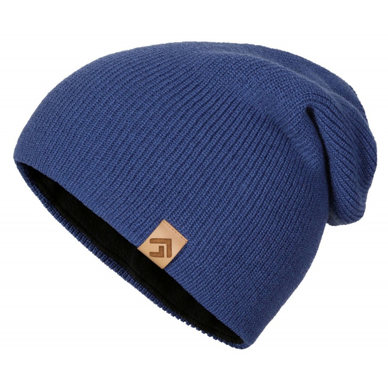 Direct Alpine Smurf 1.0 navy unisex pletena zimni cepice s previsem s fleecem uvnitr