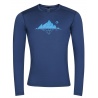 Direct Alpine Furry Long 3.0 navy (glacial lake) panske triko dlouhy rukav Merino