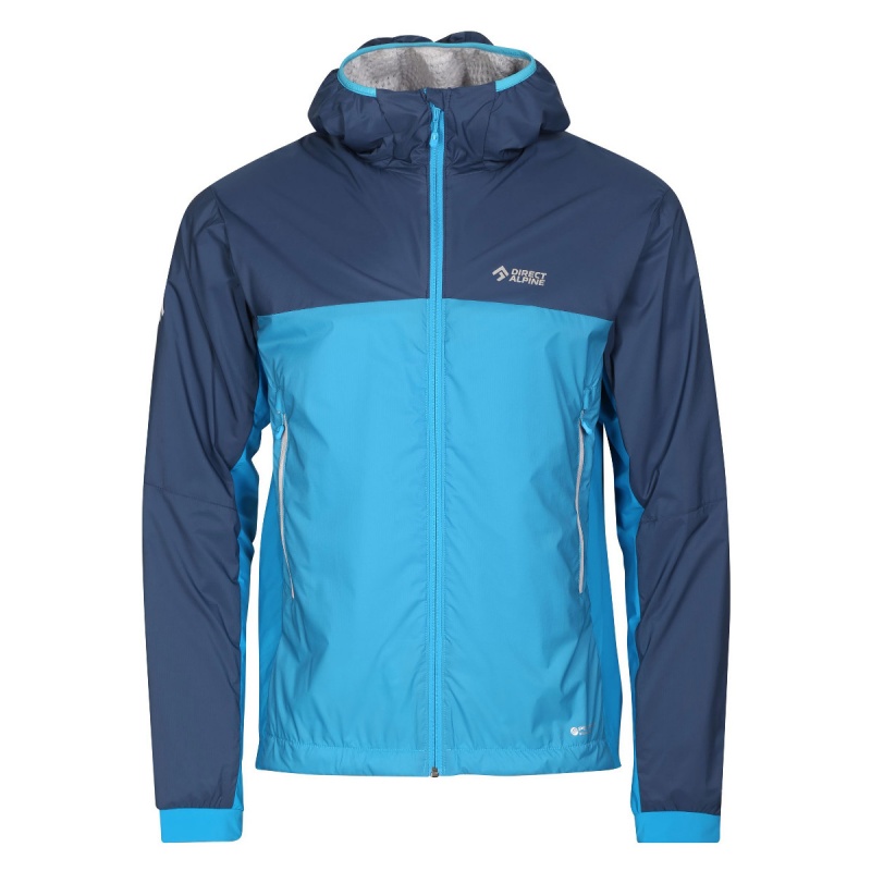 Direct Alpine Alpha Jacket 4.0 ocean/navy panska izolacni vetruodolna bunda Pertex Quantum