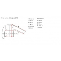 _Direct Alpine Alpha Jacket 4.0 ocean/navy panska izolacni vetruodolna bunda Pertex zmeren