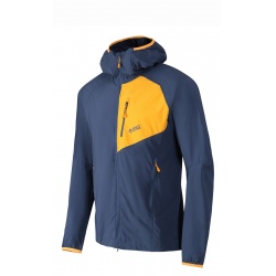 Direct Alpine Dru Light navy/mango panska lehka outdoorova vetruvzdorna bunda DWR 2