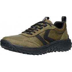 Keen KS86 Leather M dark olive/black panske nizke prodysne kozene mestske boty 2