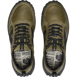 Keen KS86 Leather M dark olive/black panske nizke prodysne kozene mestske boty 6