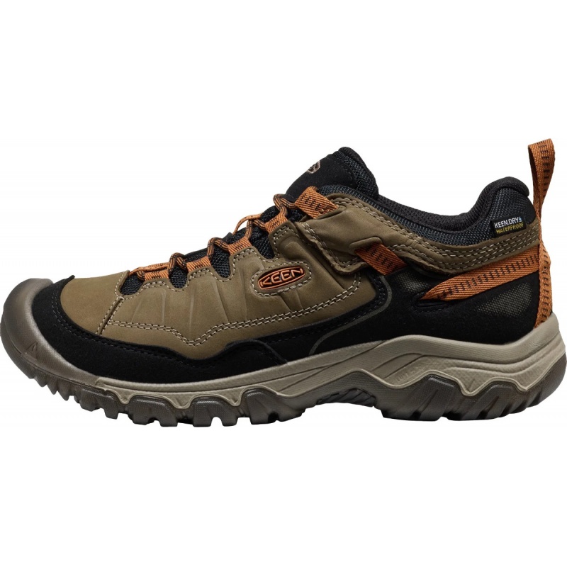 Keen Targhee IV WP Wide M sea turtle panske nizke nepromokave kozene trekove boty