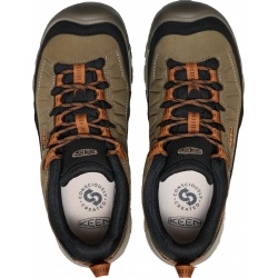 Keen Targhee IV WP Wide M sea turtle panske nizke nepromokave kozene trekove boty 3