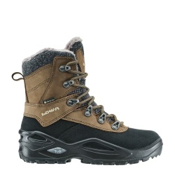 Lowa Couloir GTX High Junior dark brown detske nepromokave vysoke zateplene zimni boty