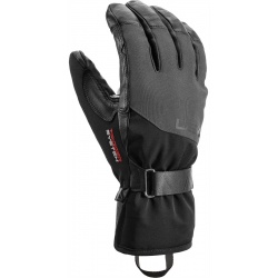 Leki Pegas Pro 3D GTX black graphite panske nepromokave lyzarske prstove rukavice