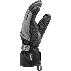 Leki Pegas Pro 3D GTX black graphite panske nepromokave lyzarske prstove rukavice 3