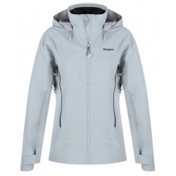 Husky Nakron L svetle seda damska nepromokava trivrstva outdoorova bunda 2