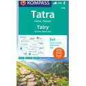 Kompass 2130 Tatry Vysoké, Belianske 1:25 000 turistická mapa