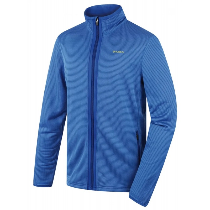Husky Artic Zip M modra (blue) panska sportovni funkcni tenci mikina