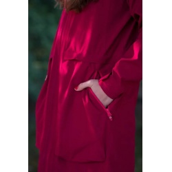 Husky Nevr L magenta damska vodeodolna hardshell outdoorova bunda / kabatek 4