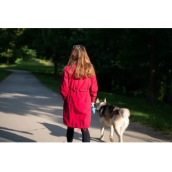 Husky Nevr L magenta damska vodeodolna hardshell outdoorova bunda / kabatek 9