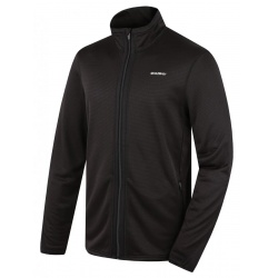 Husky Artic Zip M black (cerna) panska sportovni funkcni tenci mikina