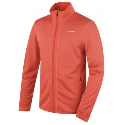 Husky Artic Zip M orange panska sportovni funkcni tenci mikina