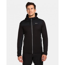 Kilpi Nevia-M cerna UM0203KIBLK panska sportovni funkcni tepla mikina s kapuci