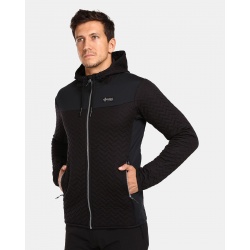 Kilpi Nevia-M cerna UM0203KIBLK panska sportovni funkcni tepla mikina s kapuci 1