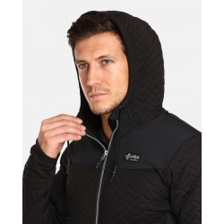 Kilpi Nevia-M cerna UM0203KIBLK panska sportovni funkcni tepla mikina s kapuci 3