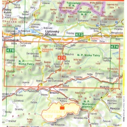 SHOCart 475 Nizke Tatry Chopok  Kralova Hola 40 000 Oblast