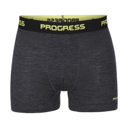 Progress MW SKN 170 cerny melir panske sportovni boxerky 100% merino vlna