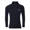 Progress MT TRZ 250 cerno-modra pansky rolak / triko dlouhy rukav zip 100% Merino vlna